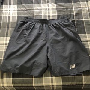 Gray New Balance Athletic Shorts